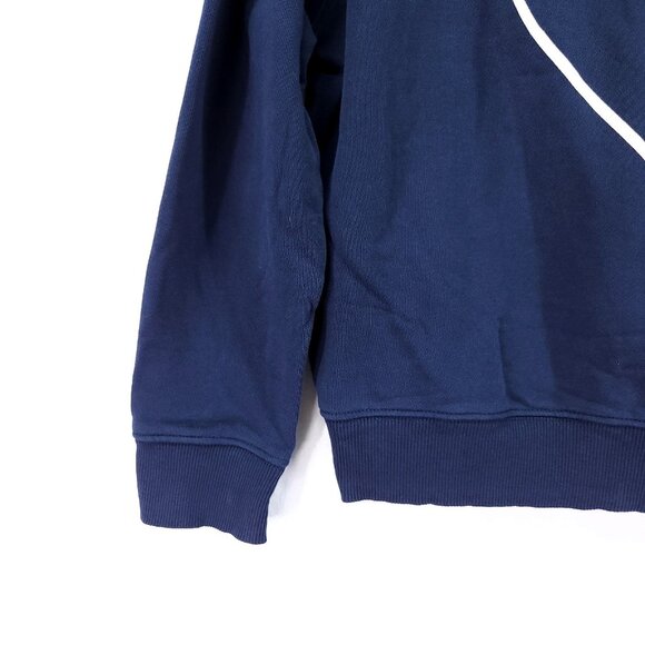 Pact Organic Cotton Crewneck Sweatshirt Size Small Love Heart Blue Sustainable - Picture 8 of 13